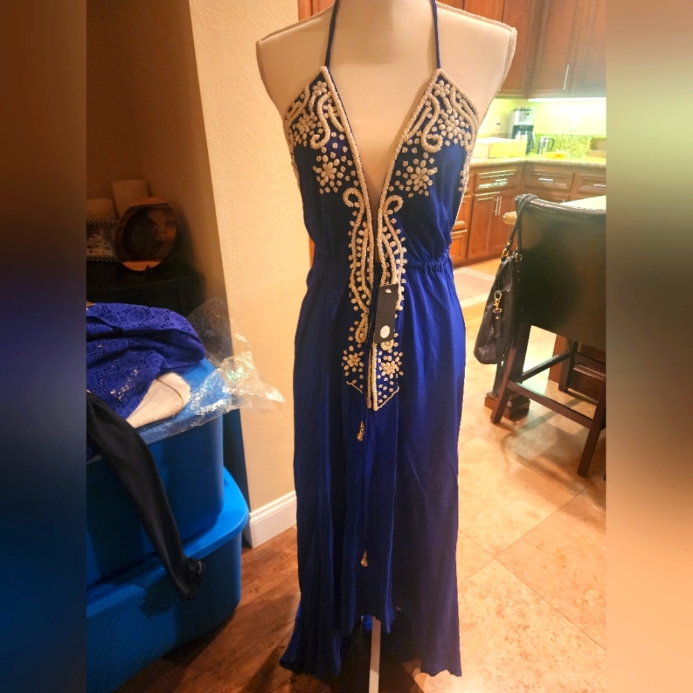 NWT Manish Vaid Beaded Dress